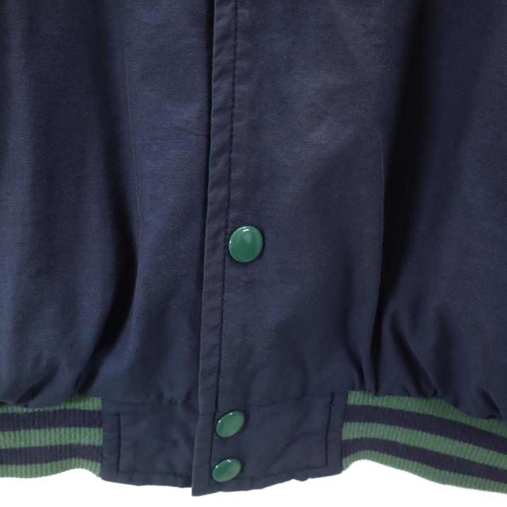 Warner Bros 90s Old Looney Tunes: Tasmanian Devil Blouson L Navy Jacket Men's Used
