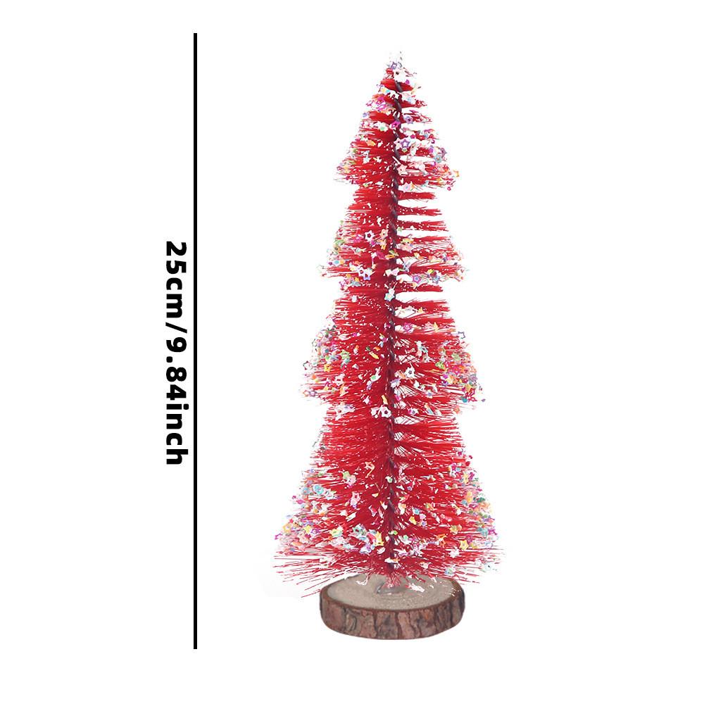 Mini Christmas Elegant Tree Decor Charming Star Shape Design Tabletop Display For Joy Holiday