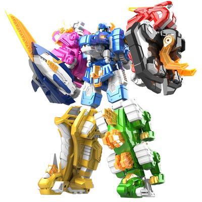 7 W 1 Mini Force 2 Super Dino Power Robot Transformujący Zabawki Figurki Akcji Mini Force X Deformacja Dinozaur Mecha Zabawka