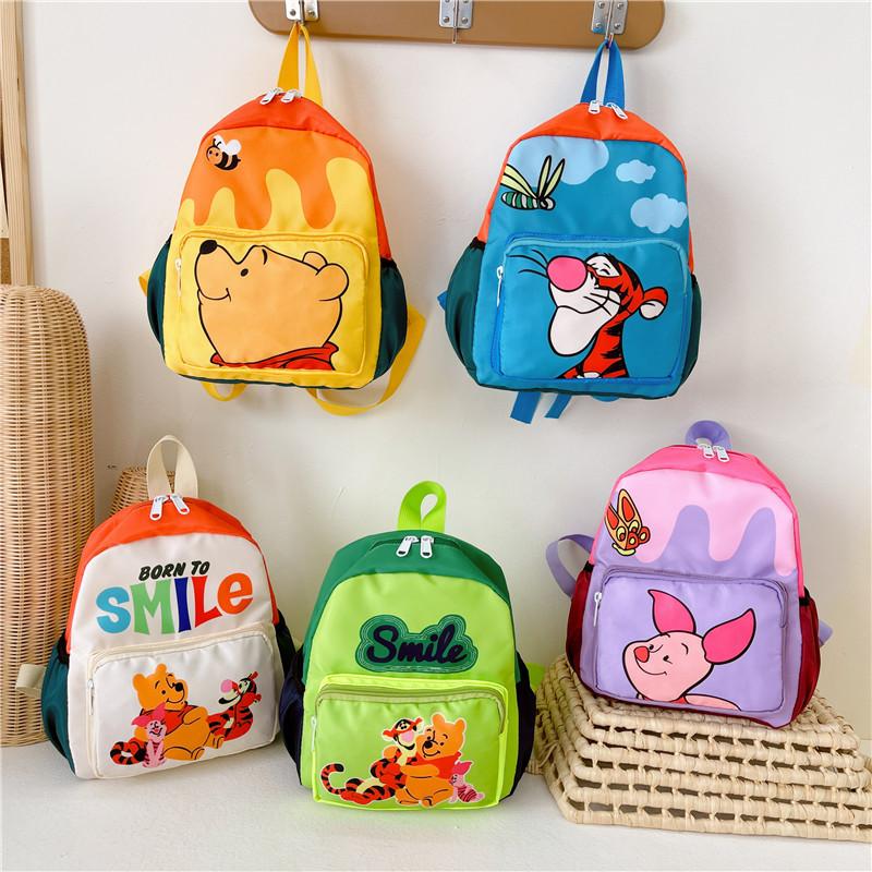 Winnie The Pooh Childrens Backpack With Breathable Nylon For Kindergarten Kids
