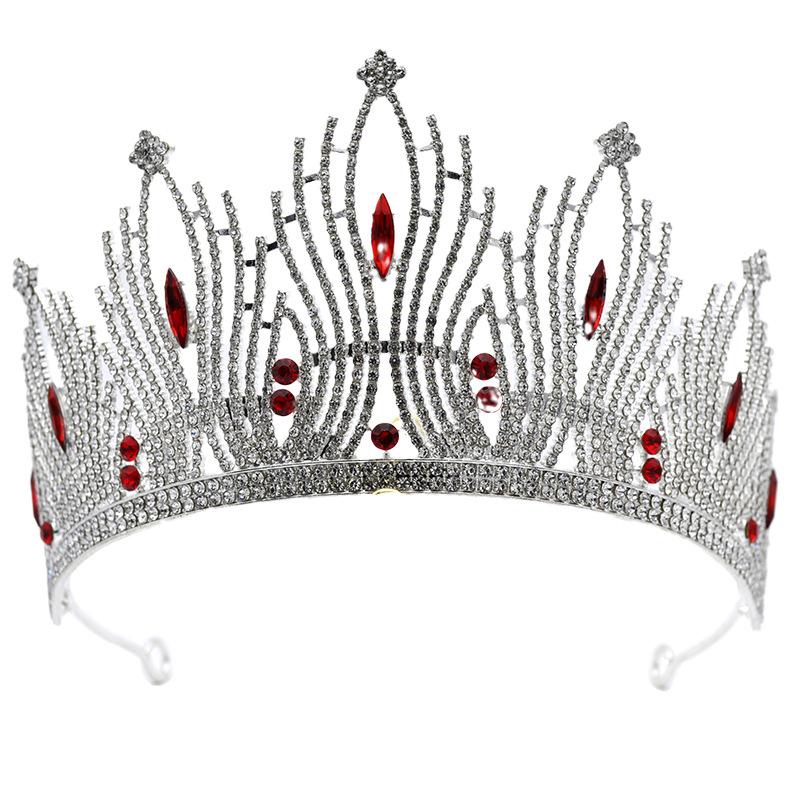 Bridal Jewelry Headwear Stage Car Show Accessories Alloy Inlaid Rhinestone Large Crown Princess Phoenix Crown Crown