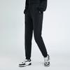 Anta Sports Lifestyle Series Solid Color Mid-Rise Cuffed Fleece Knit Joggers Women Joggers Black 962547312-1