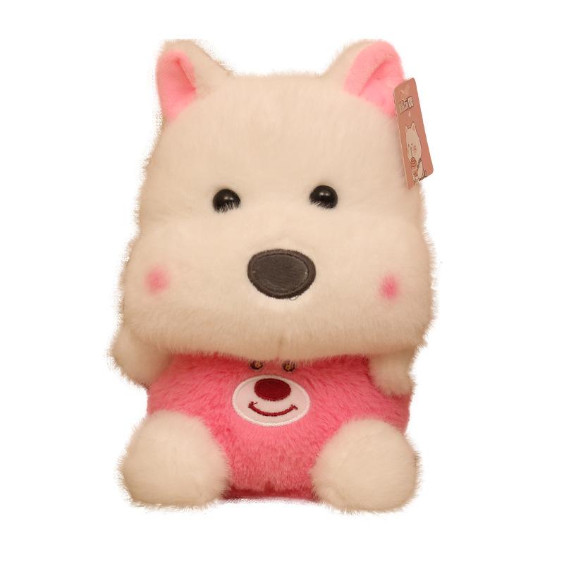 Cute Cartoon West Highland Dog Doll Plush Catching Doll Company Event Gift Children Girls