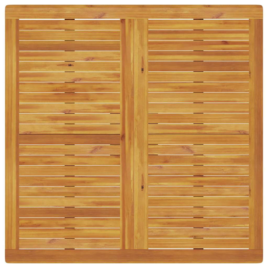 Garden Dining Set 3 Pcs Brown Solid Acacia Wood
