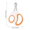 Round Hole Anti-Quick Cat Nail Clippers, Stainless Steel Pet Nail Trimmers, Kitten Nail Cutter, Pet Grooming Claw Clipping Tool