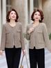 2026 Elegant Plus Size Women's Short Wide-Leg Pants and Chic Jacket for Middle-Aged and Elderly Moms