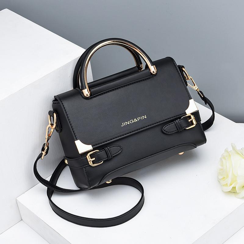 

Fashionable Stylish Pu Small Crossbody Bag With Trendy Patchwork Design For Everyday Use In Black Green Red Cream Pink Black