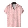 2026 Summer New Casual Short-Sleeve Fashion Shirt Hawaiian Vacation Shirt Men's Clothing