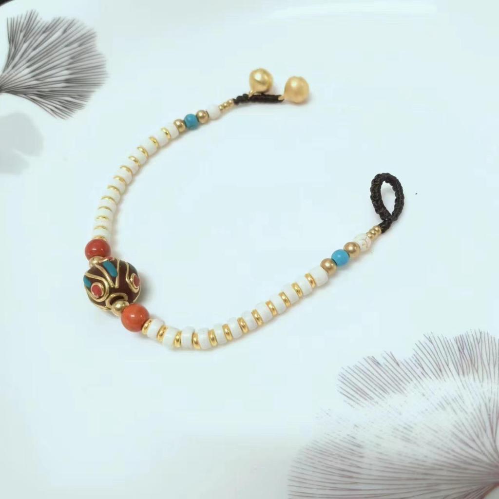 Tibetan Ethnic Style Handmade Women's Bracelet: Retro Nepalese Woven Rope