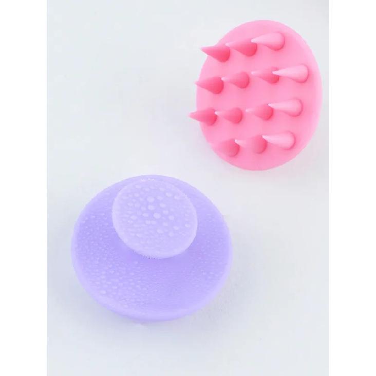 1pc Silicone Shampoo Brush Body Massage Brush Bath Shower Brush Salon Hairdressing Tool Scalp Massage Comb Hair Washing Comb