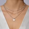 617 Low Price Multilayer Chain Choker Fashion Shiny Women's Jewelry Trendy Zircon Pendant Necklaces for Women Female Party Gift