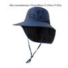 Breite Krempe UV-Schutz Fischerhut Unisex mit Windseil Verstellbar für Outdoor Camping Angeln Radfahren Wandern Leichtgewichtiger Sonnenschutz
