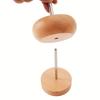 DIY Making Bead Spinner Bead Spinner for Jewelry Making, Effortless Rotating Wooden Bracelet Spinner with 1 Beading Needles