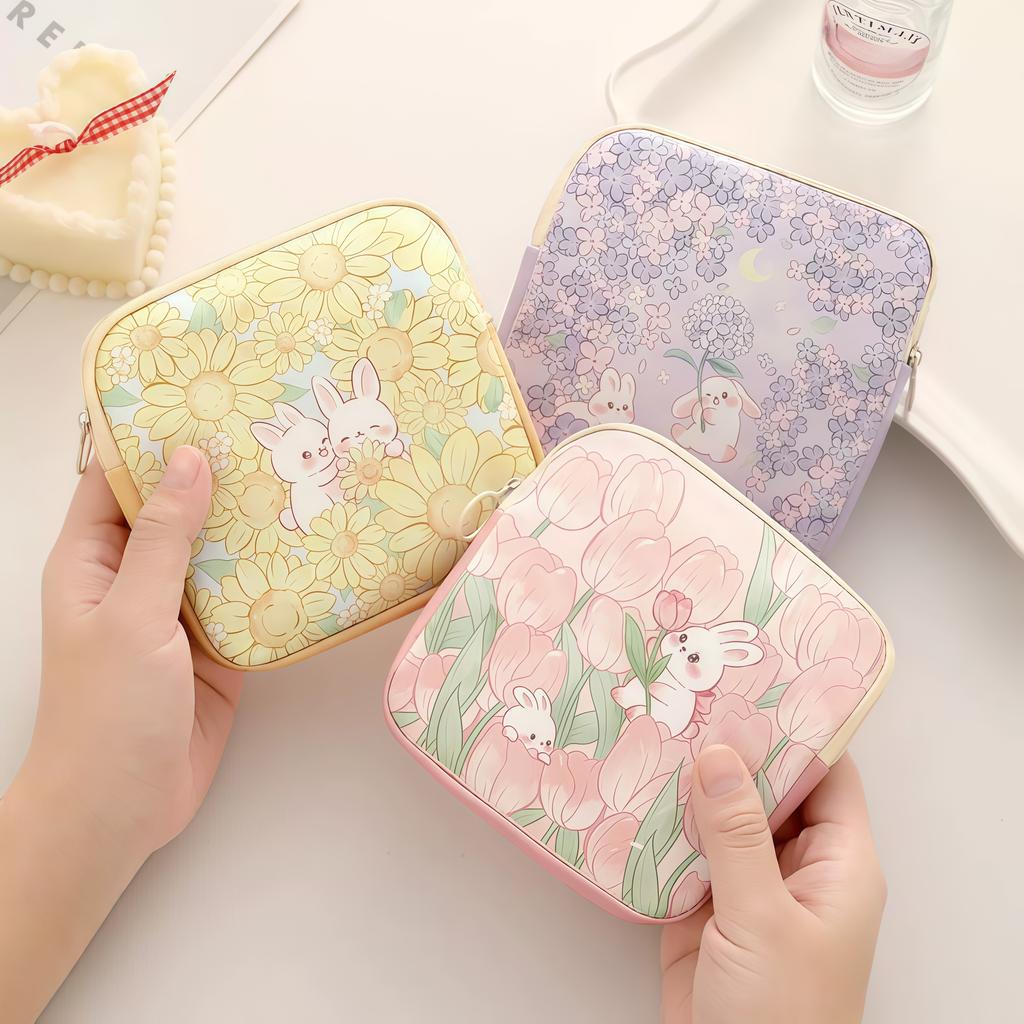 Period Bag Menstrual Cup Pouches Sanitary Napkin Storage Bags Portable Feminine Care Pouch Nursing Pad Holder Tampon Bags