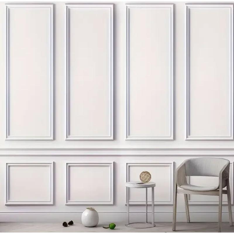 Elegant Self-Adhesive 1 Roll Decorative Strips Picture Frame Shape Flexible Peel and Stick Trim for Wall Floor Furniture Cabinet