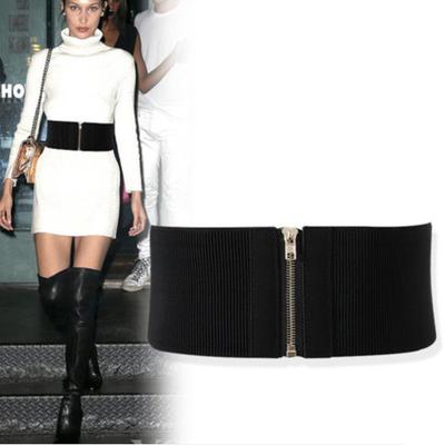 Διαθέσιμο Four Seasons Νέα ζώνη Γυναικεία Δερμάτινη Μόδα Ευέλικτη Διακόσμηση τζιν ζώνης με φούστα, κοστούμι, πουλόβερ κάλυμμα μέσης