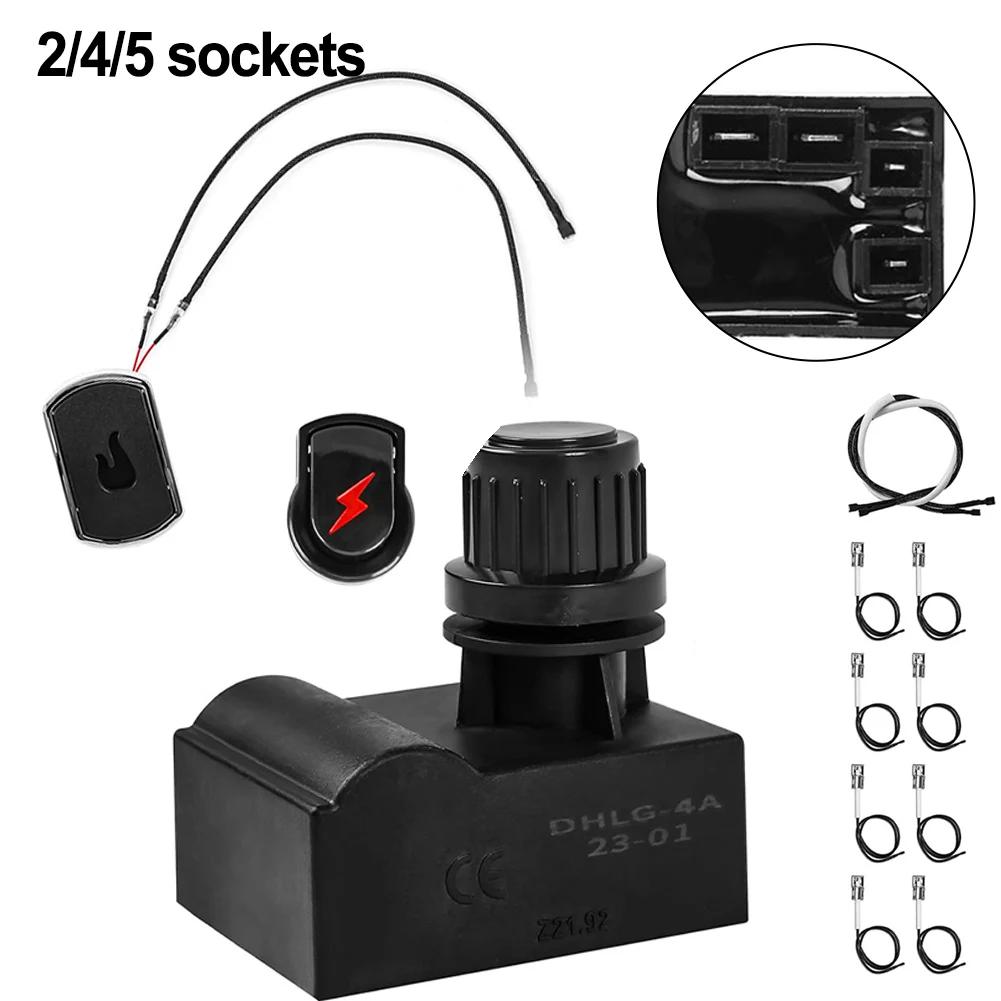 Barbecue Electronic Ignition Parts Igniter Kit For CharBroil Ignition Systems 463224912 463231711 Gas Grill Replacement Ignition 2 heads