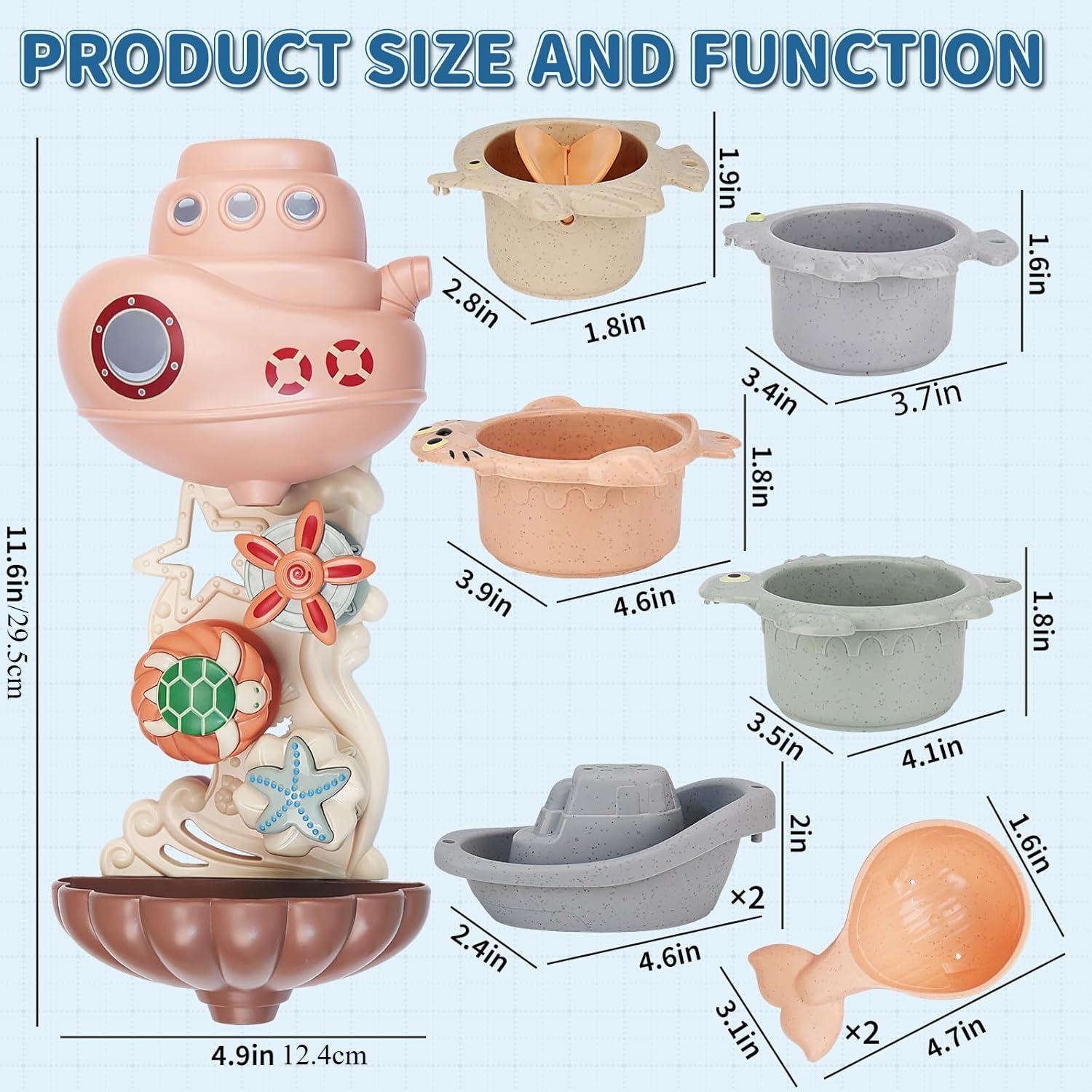 

9 шт. Игрушки для купания малышей Мультяшные животные Детские игрушки для купания Душевые игрушки без плесени Игрушки для купания для малышей Младенцы Мальчики Девочки Подарок на день рождения