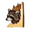 Animal Carving Handcraft Gift Wall Hanging Decor Handmade Wood Handicraft for Wild Nature Lover House Decoration