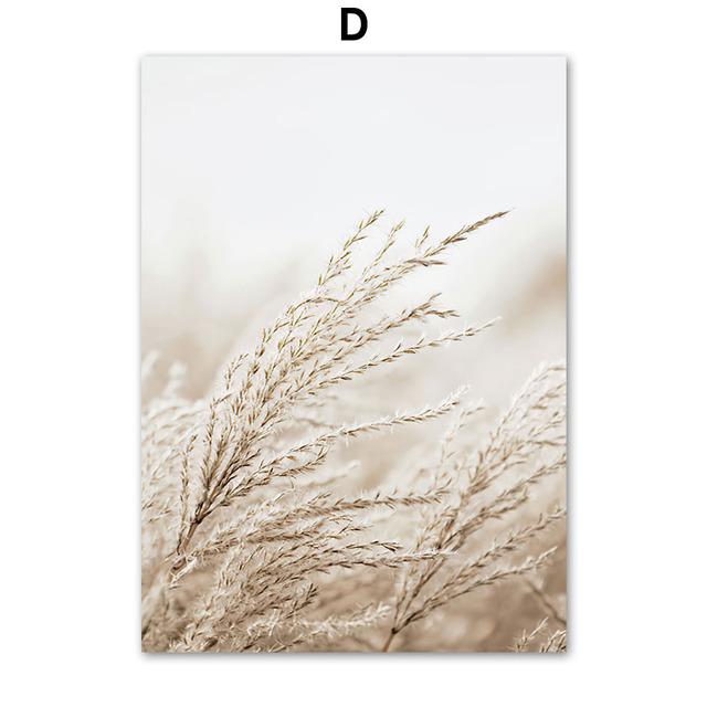 Grains of Sand Arches Grass Reed Palm Cactus Giraffe Nordic Wall Art For Living Room Dec Canvas Painting Poster Print Wall Decor No Frame