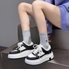 European version of thick-soled leather little white shoes women's 2025 autumn new heightening board shoes, lightweight and versatile sports and leis