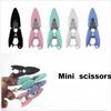 Plastic Mini Pocket Scissors Cartoon Cross Stitch Thread Trimmer  School Office Supplies