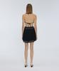 Meuameu Tuck Mini Skirt