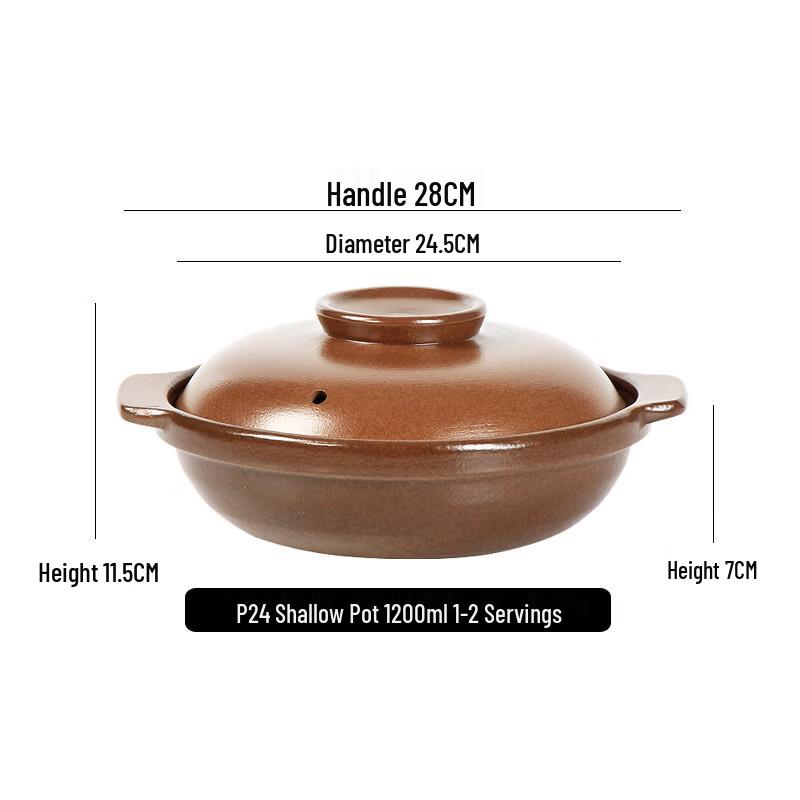 LIEI High-Temperature Ceramic Casserole Pot
