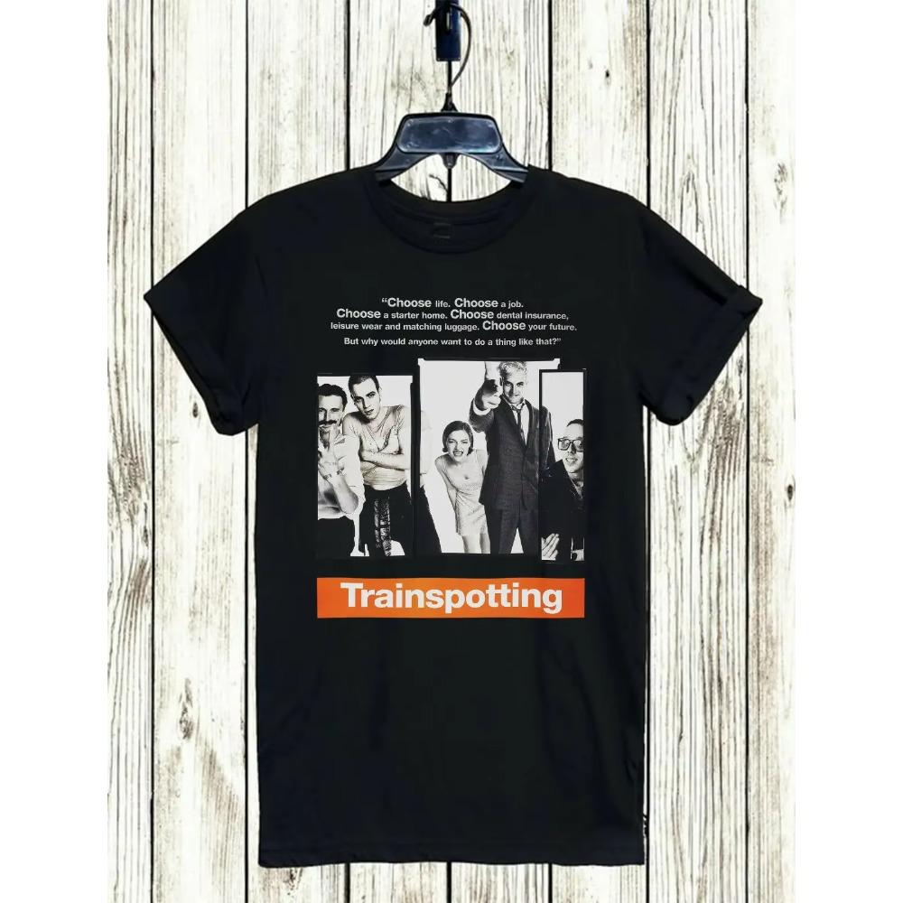 

Trainspotting Movie T-Shirt S-3Xl Unisex Retro Cult Choose Life L чорний