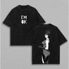 Japan Anime Fubuki One-Punch Man Graphic T Shirt Harajuku Washed T-shirt Men Women Clothing Oversized Cotton Short Sleeve Tees