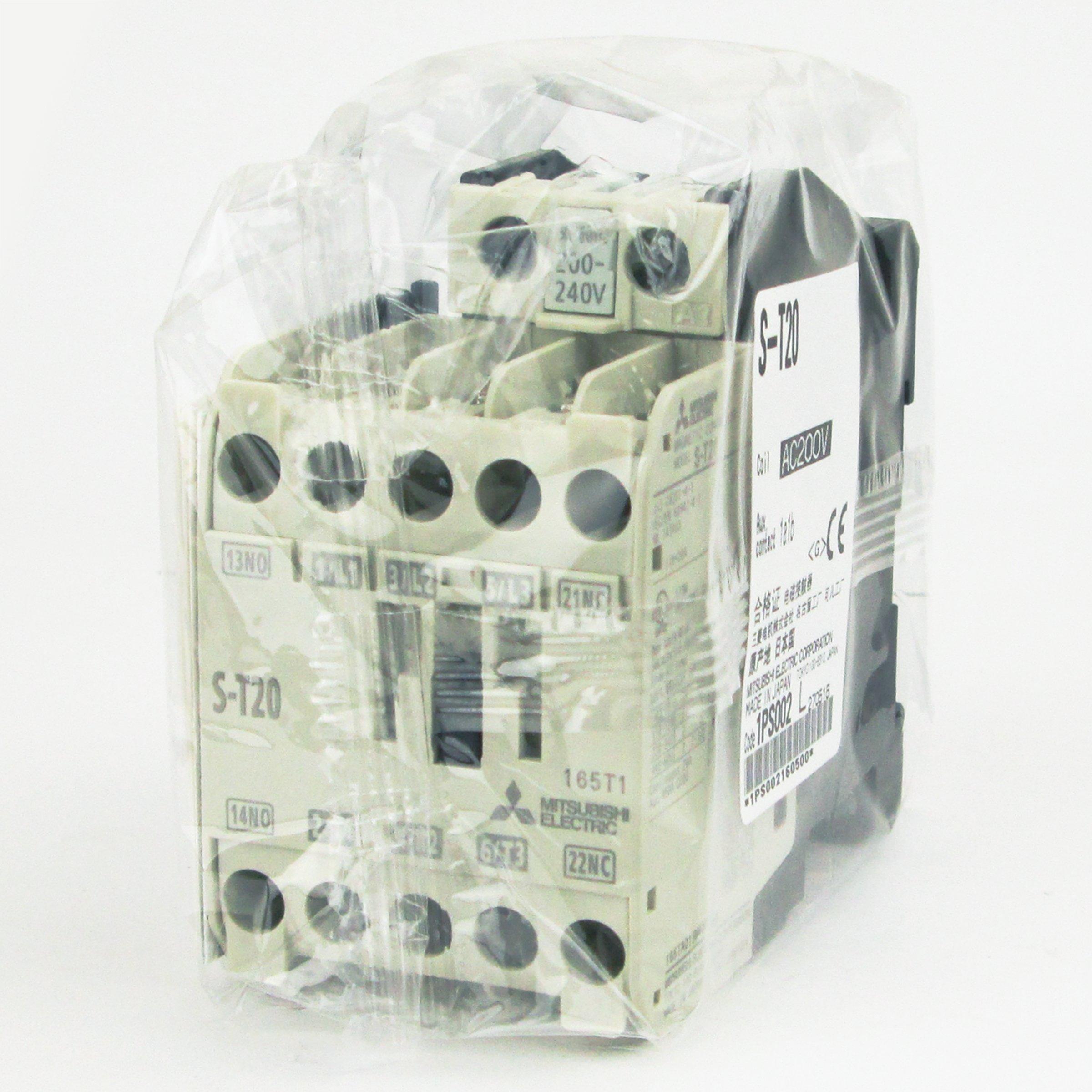 

Mitsubishi Electric AC100V 1a1b Magnetic Contactor Rating Part Protection NN S-T20 (Auxiliary Contact 1a1b) (Typical 18A) (DIN Rail/Screw Mounting)