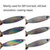 6 Colors Holographic Adhesive Film Change Color Sticker Fishing Lure Flash Tape Fly Tying Material