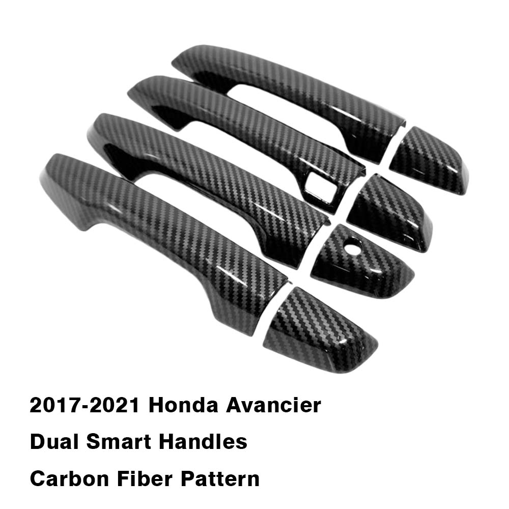 Car Decoration Door Handle Cover For Honda Avancier 2017- Carbon Fiber Cars Accessories Exterior Styling