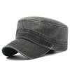Men's Washed Faded Duckbill Cap - Flat Top Sunshade for Spring & Autumn