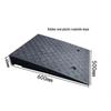 Rubber-Plastic Car Ramp: Slope Mat, Curb Edge, Uphill Climb, Triangle Speed Bump