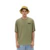 Converse T Shirts Men's Green Crew Neck Moderate 10026423-A03