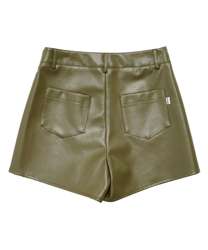 DELICCENT Wrap Pocket Shorts [Khaki]