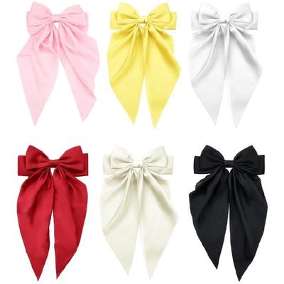 3pcs Fashionable Big Bowknot Hair Clip For Women Girls Elegant Ribbon Hair Accessory Perfect For Special Occasion