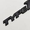 3D Metal Type-R Car Rear Trunk Emblem Badge Sticker For  Honda TYPE R Car Styling Accessories DO1