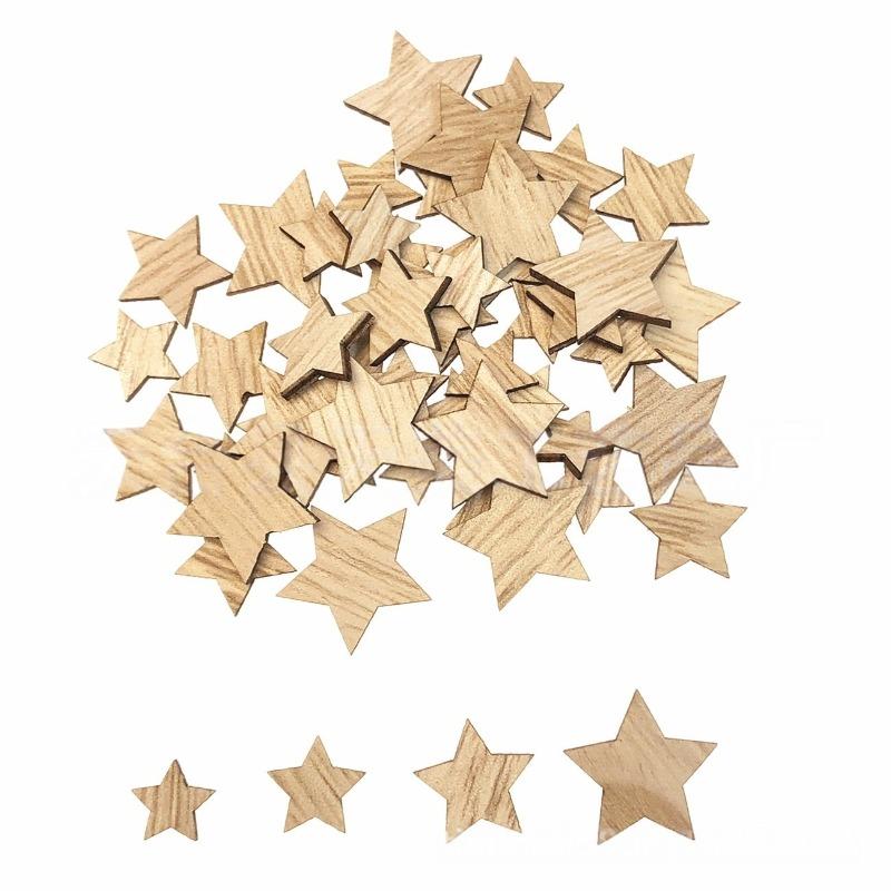 100PCS Wooden Hearts for Crafts Wooden Slices Wood Hearts Cutout Slices DIY Unfinished Wooden Ornaments Embellishments Craft