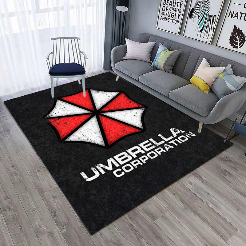 Sci-Fi Game Resident Evil, Umbrella Corporation, Soft Carpet, Home Living Room, Office Chair Pad, Door Mat, Door Mat Carpet U1