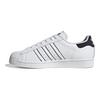 adidas Superstar Weiß Schwarz Umrandet Unisex Sneakers Schuhe-Weiß Kern-Schwarz IF8090