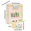 Magnetic Color and Shape Maze 22x22cm for Toddlers Kids Gifts Montessori Toy