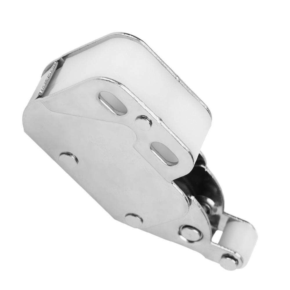 4pcs Mini Tip Cabinet Door Latch Push to Open / Press Open Automatic Spring Snap Cupboard Door Catch Touch Release Self-Locking