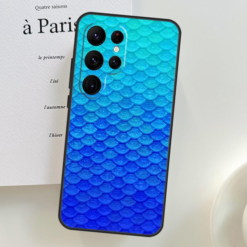 

Mermaid Tail Scale Case For Samsung Galaxy S26 Ultra S25 S23 S22 S21 S24 Ultra S10 S20 Plus S25 FE Phone Cover Galaxy S22Ultra