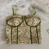 Camisole Vest With Chest Pad Waist Slimming Pure Desire Style Corset Tight Top Hot Girl Sexy Gentle Bandeau Niche