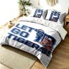 Detroit Tigers 3pc Duvet Cover Set Simple Modern Bedding Set Wrinkle Resistant Soft Fabric All Season Use a Perfect Gift