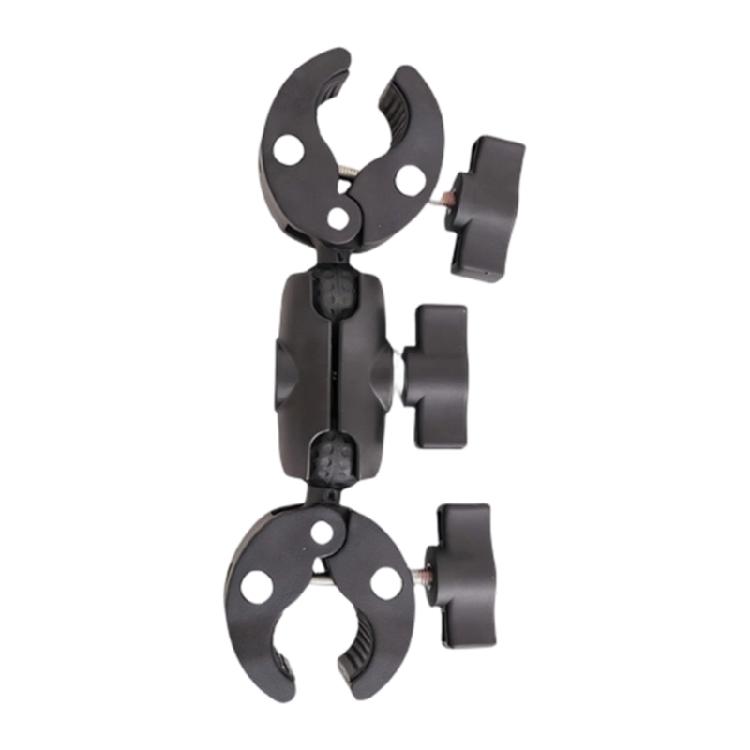 Portable Double Head Mount for Bike Cameras Enabling Flexible Adjustment Shockproof Design and Quick Setups