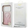 Coque MagSafe Guess IML Logo Triangle Dégradé pour iPhone 17 Pro Rose
