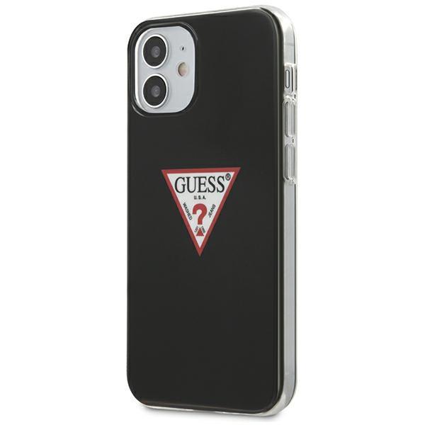 Guess Guhcp12Spcuctlbk Iphone12 Mini 5,4 Czarny/Black Hardcase Triangle Collection